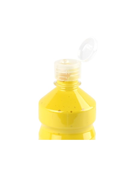 Tempera liquida liderpapel escolar 500 ml amarillo