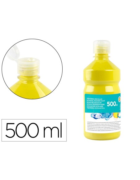 Tempera liquida liderpapel escolar 500 ml...