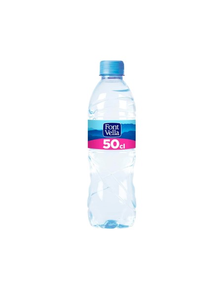 Agua mineral natural font vella sant hilari 500 ml