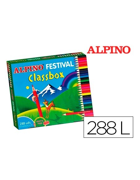 Lapices de colores alpino festival classbox...