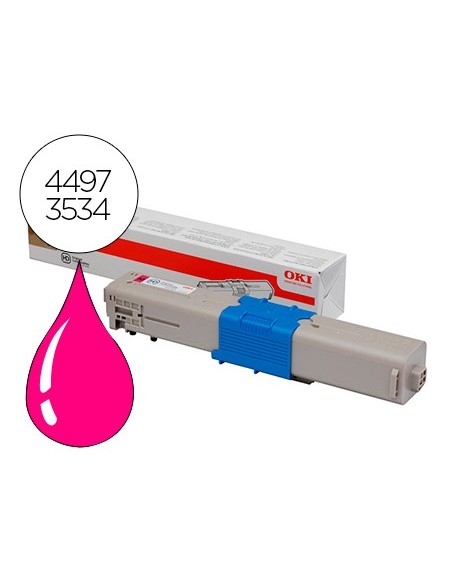 Toner oki c301dn/c321dn magenta 1500 pag