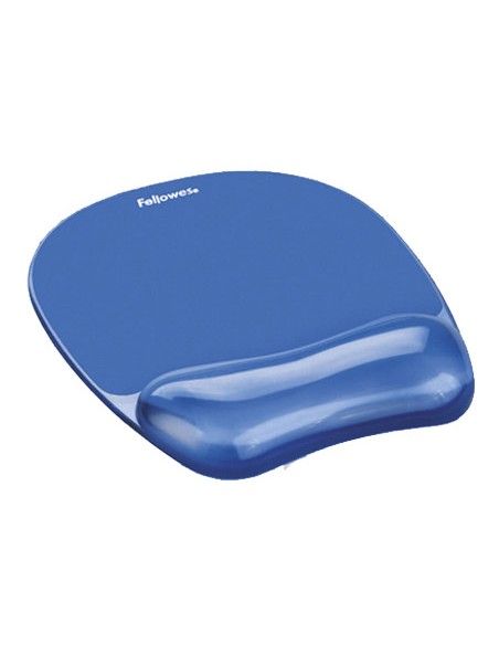 Alfombrilla para raton fellowes azul con reposamuñeca de gel