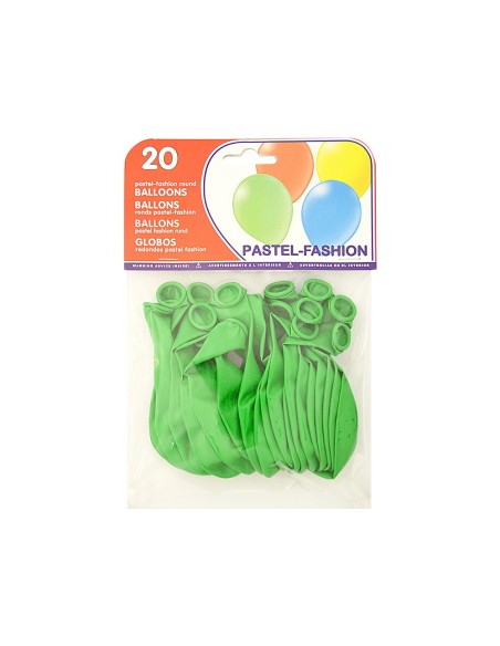 Globo 100% latex biodegradable verde pistacho...