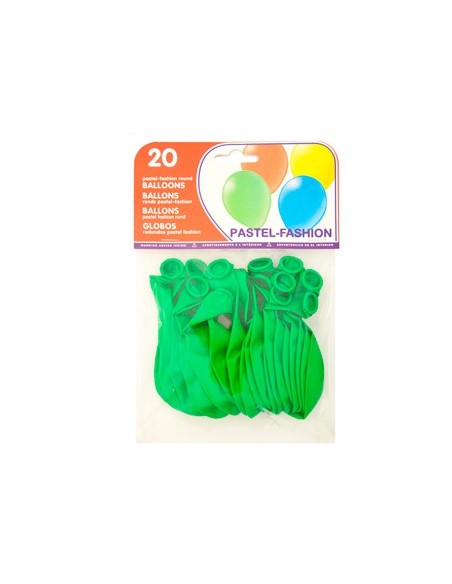 Globo 100% latex biodegradable verde pistacho...