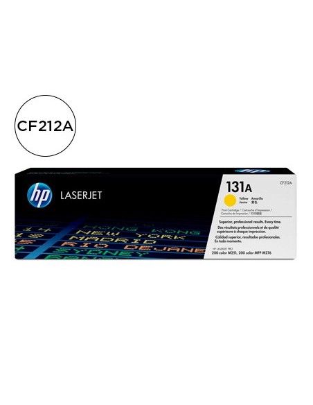 Toner hp 131a laserjet m251/m276 amarillo 1800 pag