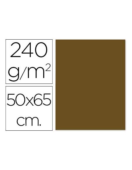 Cartulina liderpapel 50x65 cm 240 g/m2 marron...
