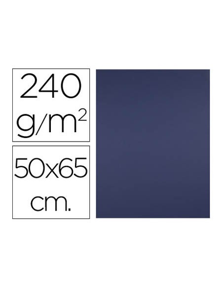 Cartulina liderpapel 50x65 cm 240 g/m2 azul zafiro