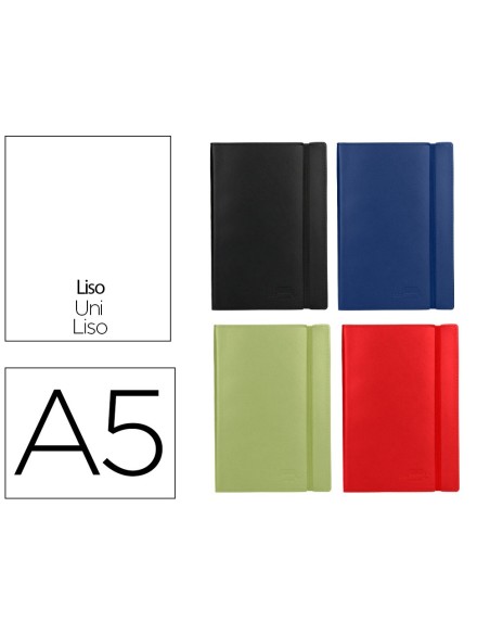 Libreta liderpapel simil piel a5 120 hojas...