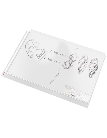 Funda multitaladro esselte din a3 80 mc...