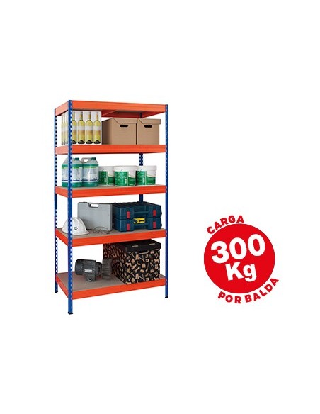 Estanteria metalica ar storage 192x100x50cm 5...