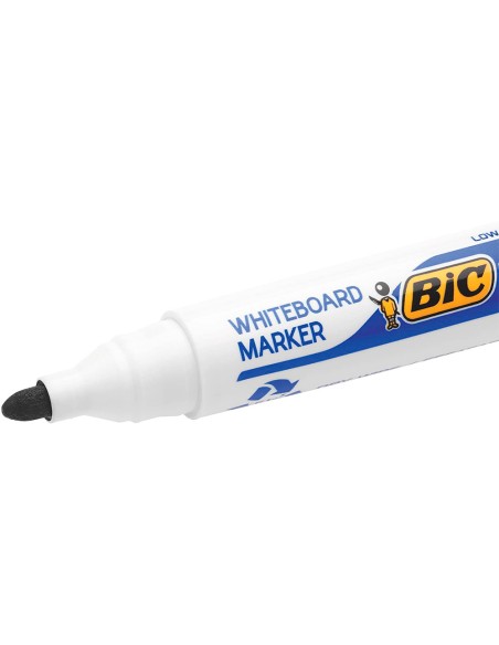 Rotulador bic velleda para pizarra azul punta redonda 1,3 mm