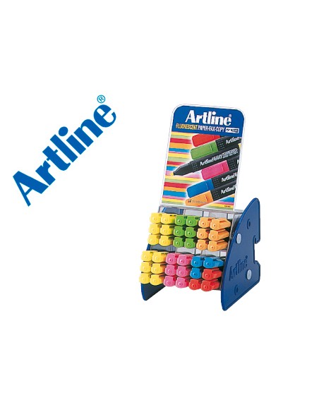 Rotuladores artline fluorescente ek-660 expositor de 36 unidades colores surtidos