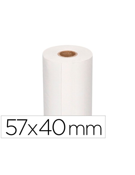 Rollo sumadora q-connect termico 57x40x11 mm 58...