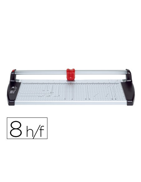 Cizalla m+r metalica de rodillo de 46 cm con base de aluminio