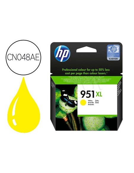 Ink-jet hp 951xl amarillo cn048ae capacidad...