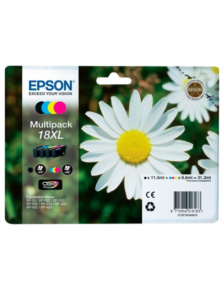 Ink-jet epson multipack t18xl negro amarillo...