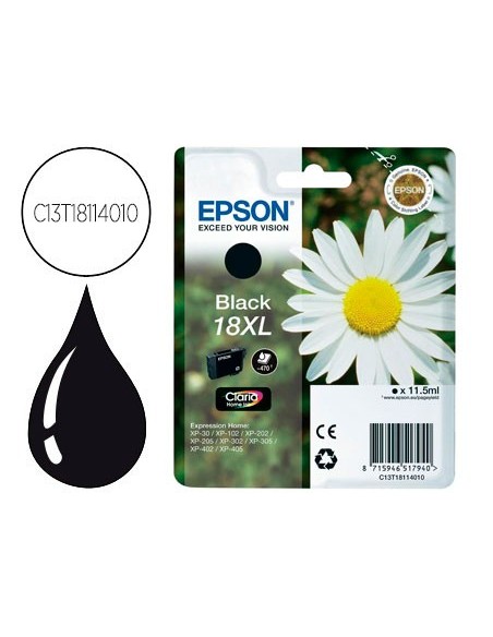 Ink-jet epson t18xl negro expression home...