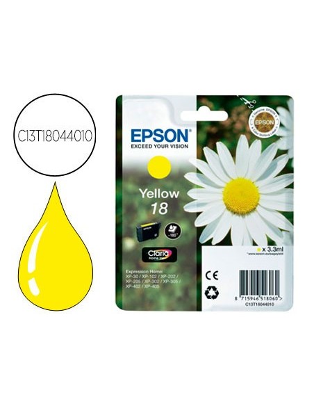 Ink-jet epson t18 amarillo expression home...