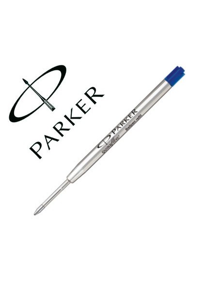 Recambio boligrafo parker azul fino