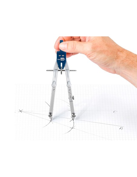 Minas liderpapel grafito 2 mm para compas estuche de 3 minas