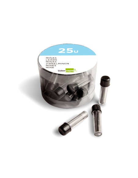 Minas liderpapel grafito 2 mm para compas...