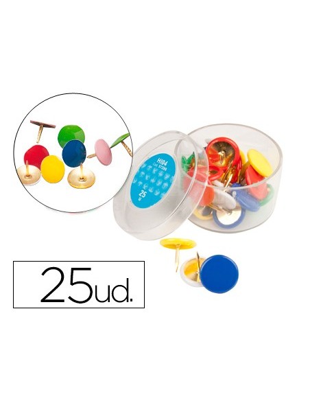 Chincheta liderpapel plastificada colores...