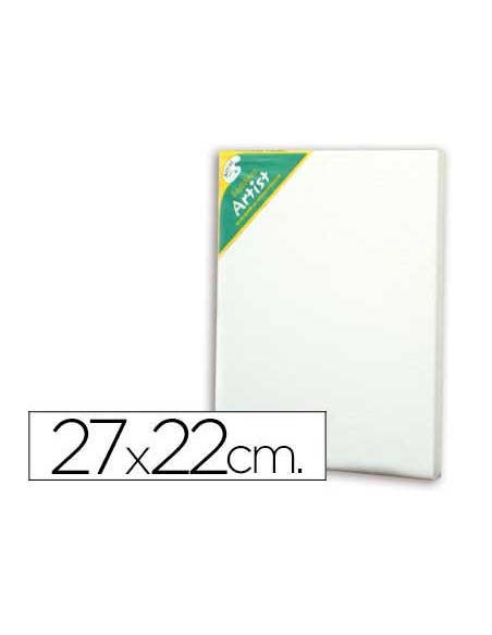 Bastidor artist 3f lienzo grapado trasero algodon 100% 27x22 cm