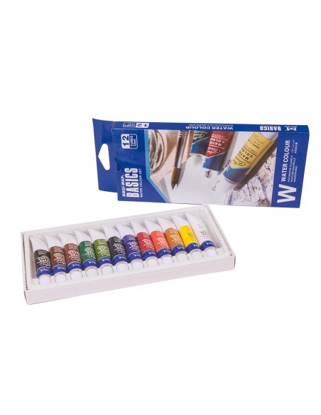 Acuarela artist caja carton de 12 colores surtidos 12 ml