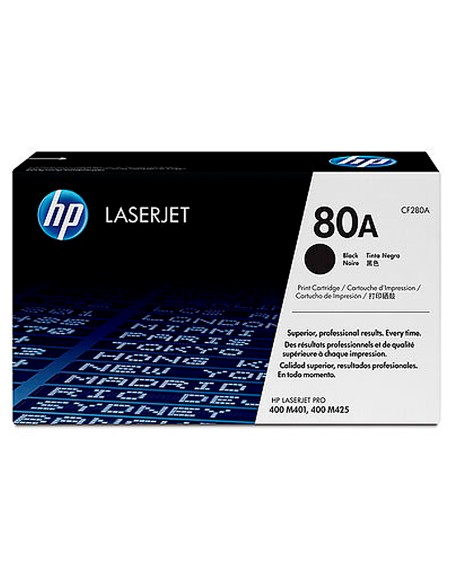 Toner hp laserjet negro cf280a 2700 pag