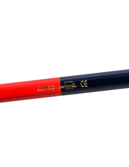 Lapices bicolor liderpapel jumbo rojo/azul