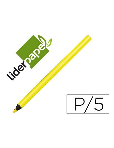 Lapices fluorescente liderpapel jumbo neon...