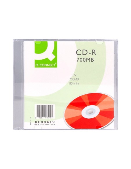 Cd-r q-connect capacidad 700mb duracion 80min...