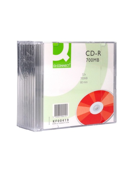 Cd-r q-connect capacidad 700mb duracion 80min...