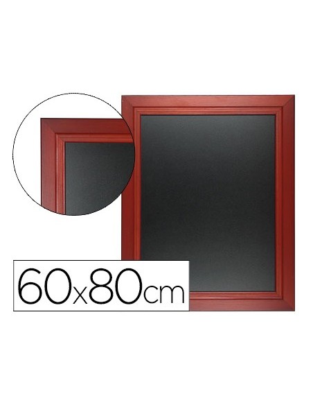 Pizarra negra liderpapel mural de madera con...