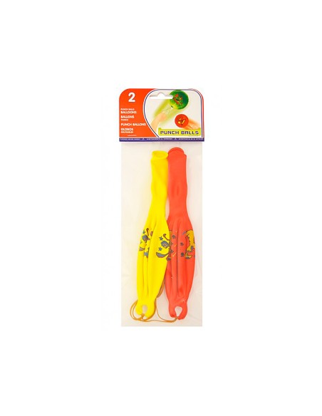 Globo 100% latex biodegradable punch ball bolsa de 2 unidades