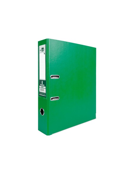 Modulo liderpapel 2 archivadores folio 2 anillas mecanismo de palanca 75mm verde