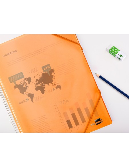 Carpeta liderpapel escaparate con espiral 60...