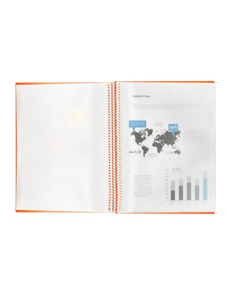 Carpeta liderpapel escaparate con espiral 60...