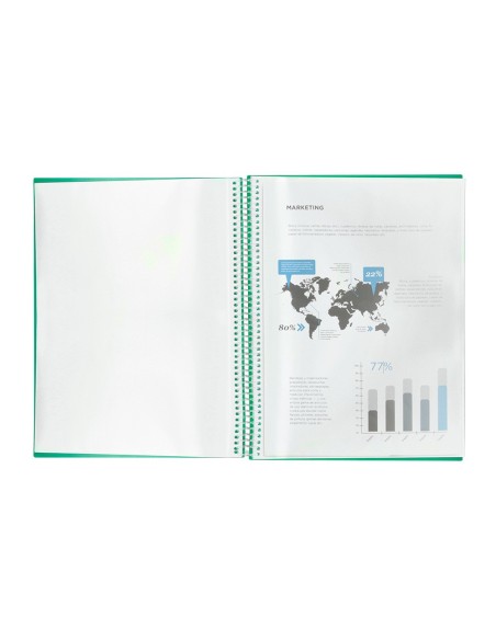 Carpeta liderpapel escaparate con espiral 60...