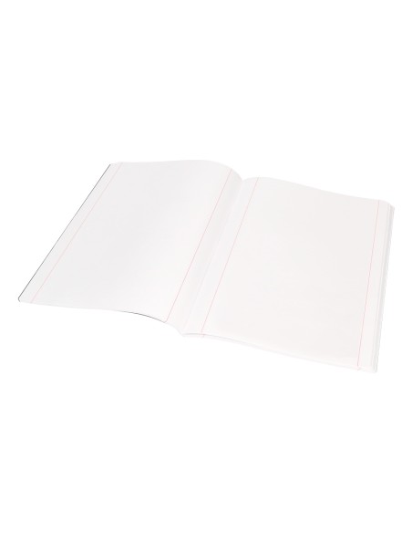 Libreta liderpapel tapa negra a4 80 hojas 60g/m2 liso con doble margen