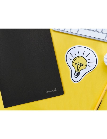Libreta liderpapel tapa negra a4 80 hojas...