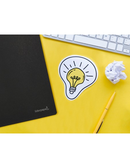 Libreta liderpapel tapa negra a4 80 hojas...