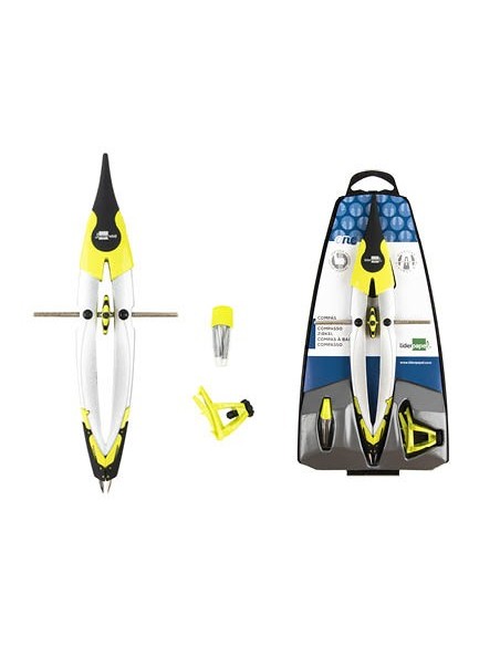 Compas liderpapel one con bigotera adaptador...