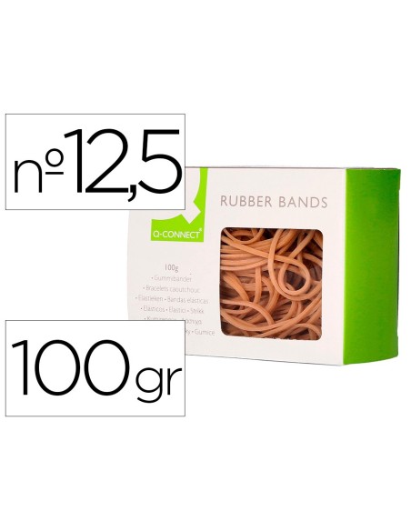Bandas elasticas q-connect 100 gr 125 x 9 mm...