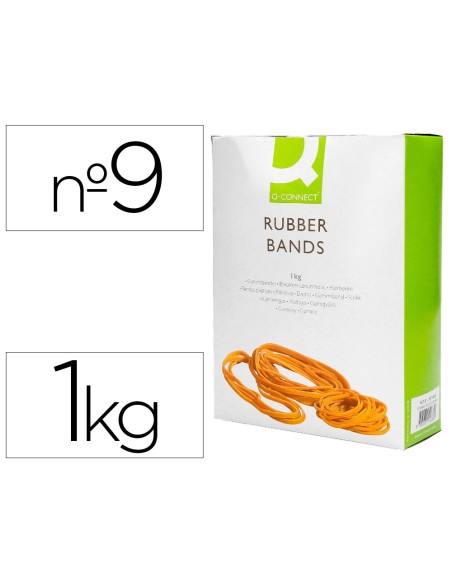 Gomillas elasticas q-connect 1000 gr numero 9...