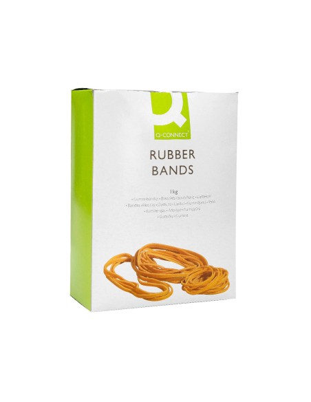 Gomillas elasticas q-connect 1000 gr numero 8 80 x 2 mm