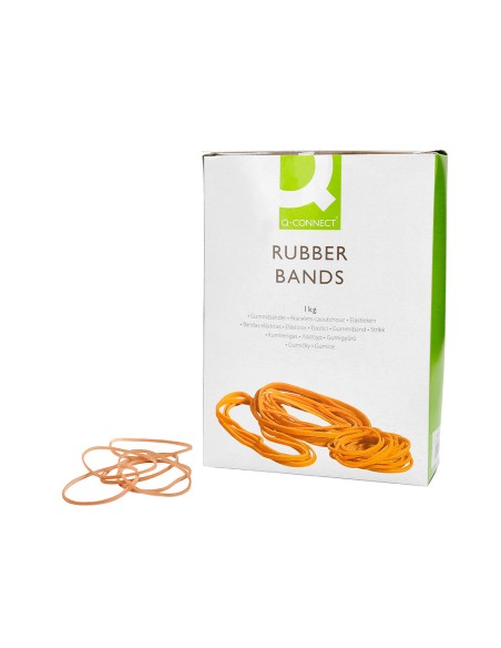 Gomillas elasticas q-connect 1000 gr numero 7 70 x 2 mm