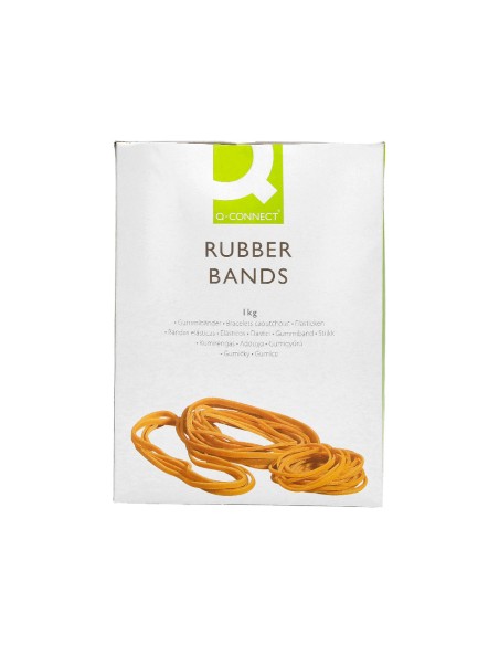 Gomillas elasticas q-connect 1000 gr numero 7 70 x 2 mm