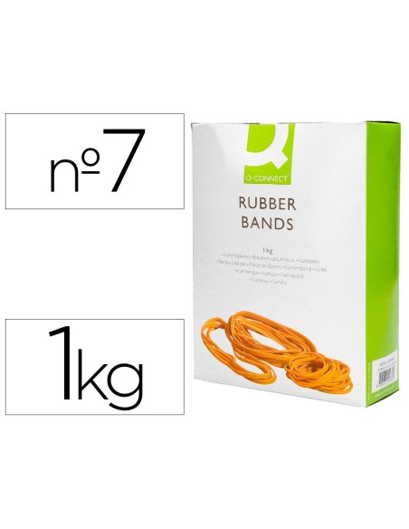 Gomillas elasticas q-connect 1000 gr numero 7...