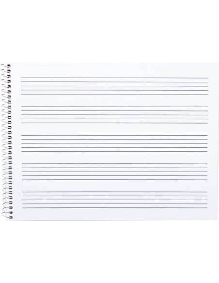 Bloc musica liderpapel pentagrama 4mm cuarto 20...